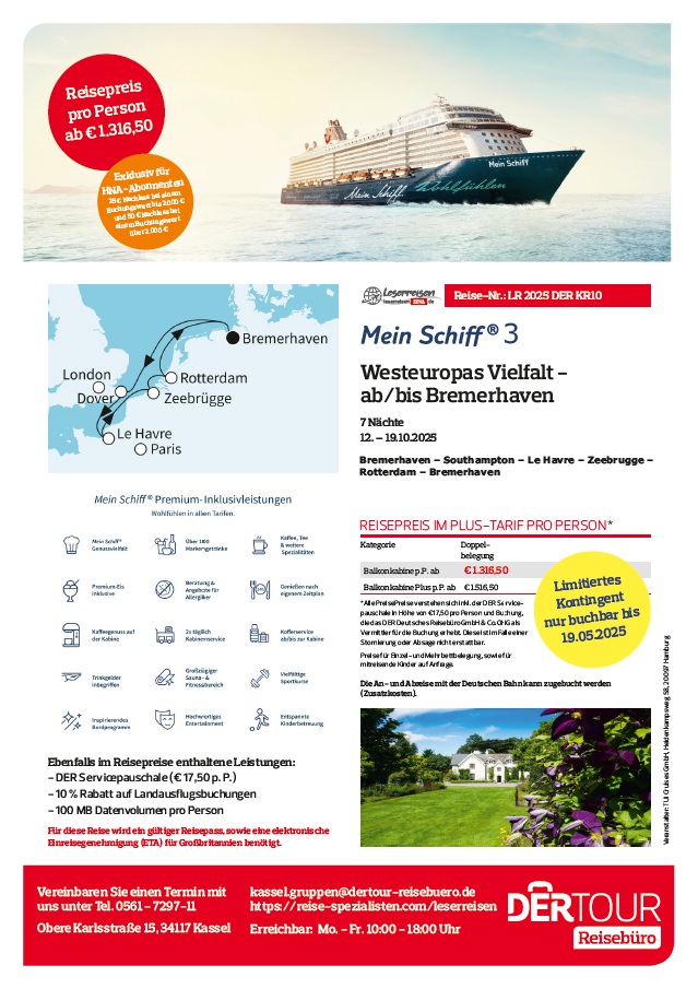 Reiseprospekt Westeuropas Vielfalt als PDF