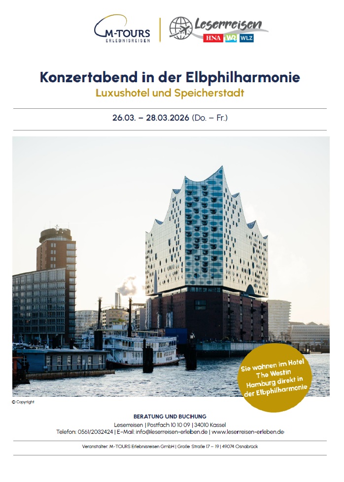 Konzertabend in der Elbphilharmonie als PDF