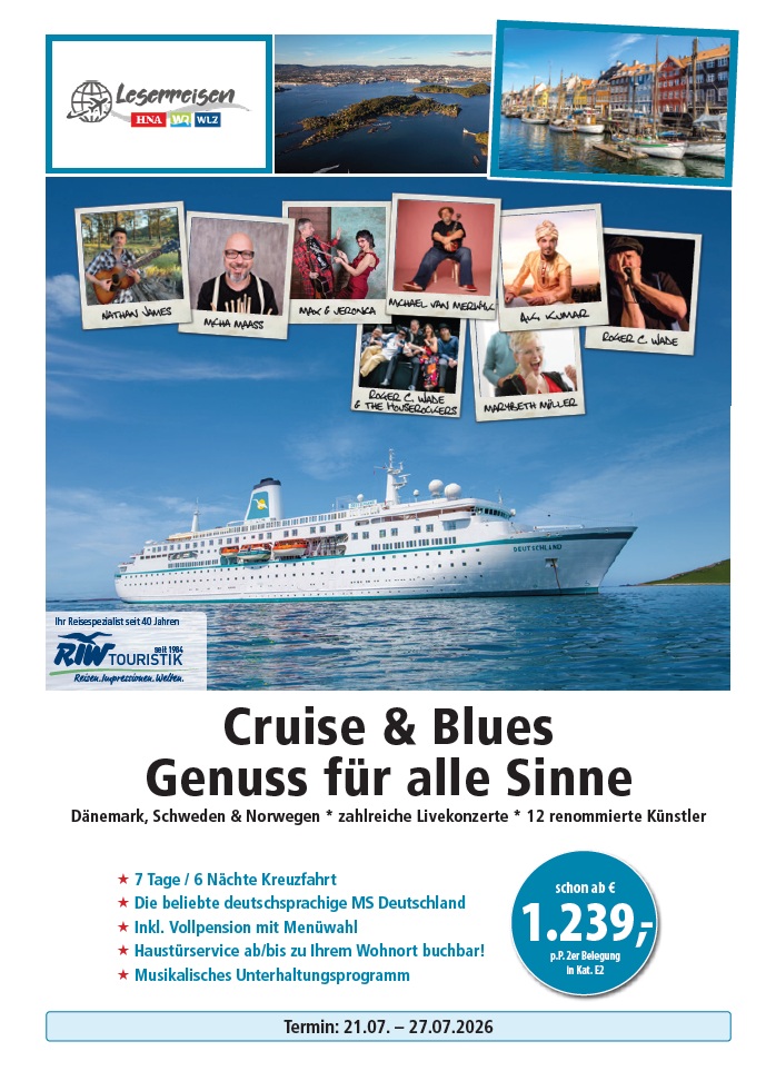 Cruise & Blues: Genuss für alle Sinne als PDF