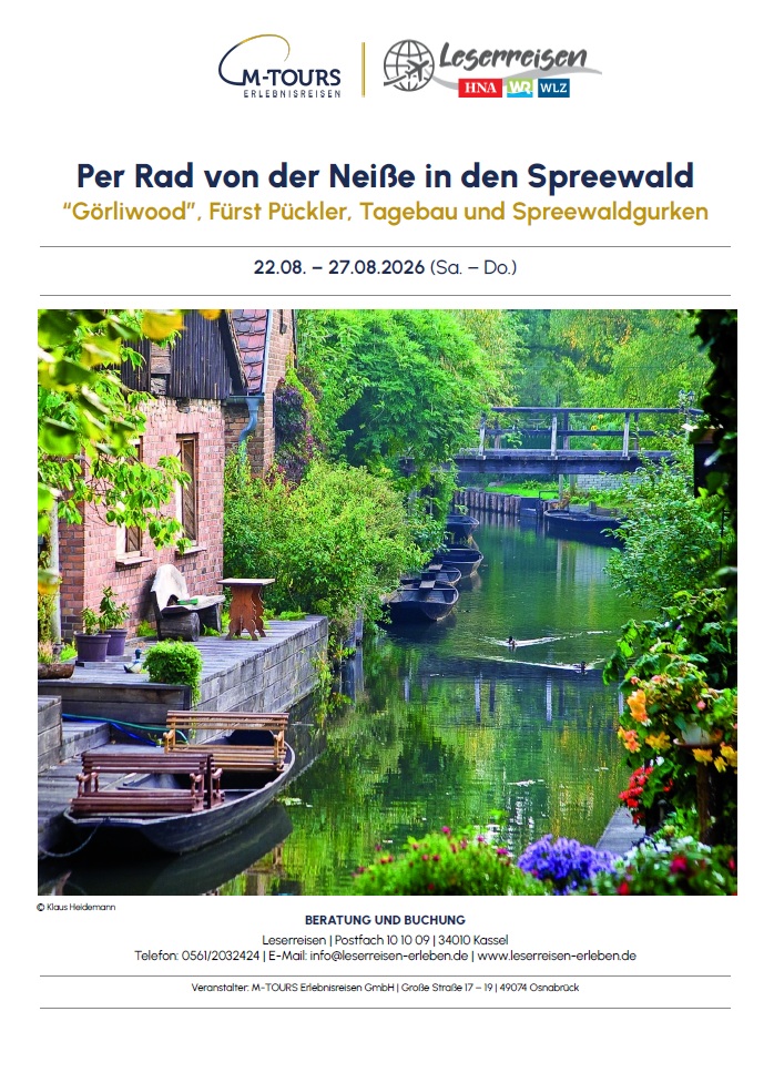 Per Rad von der Neiße in den Spreewald als PDF