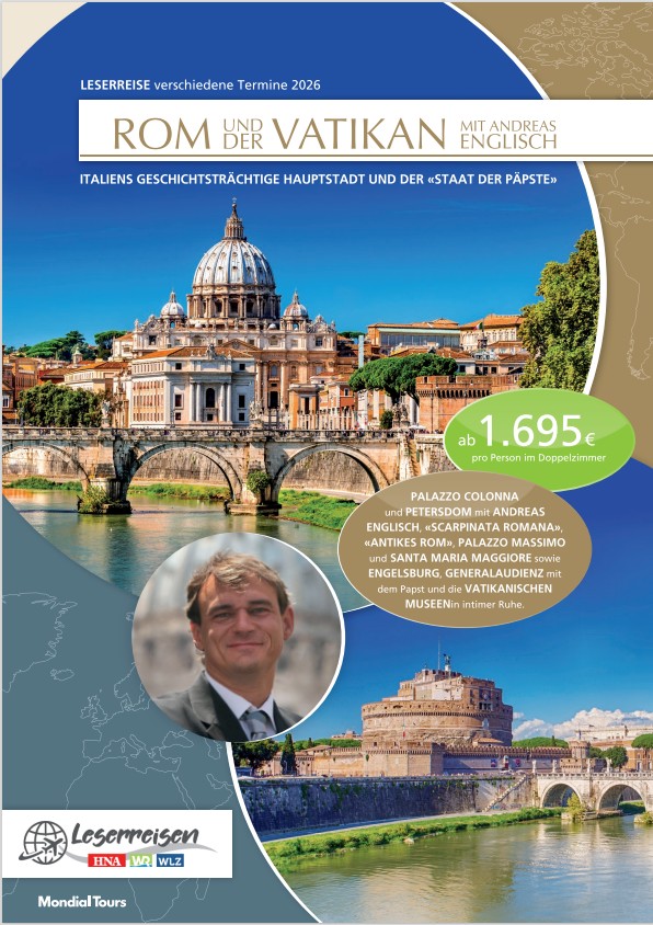 Reiseprospekt Tom und Vatikan Reise
